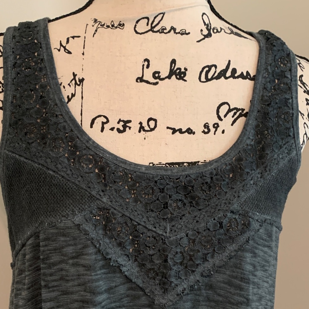 Mystree Sleeveless Tank Tunic (Blue Grey) - Picture 4 of 12